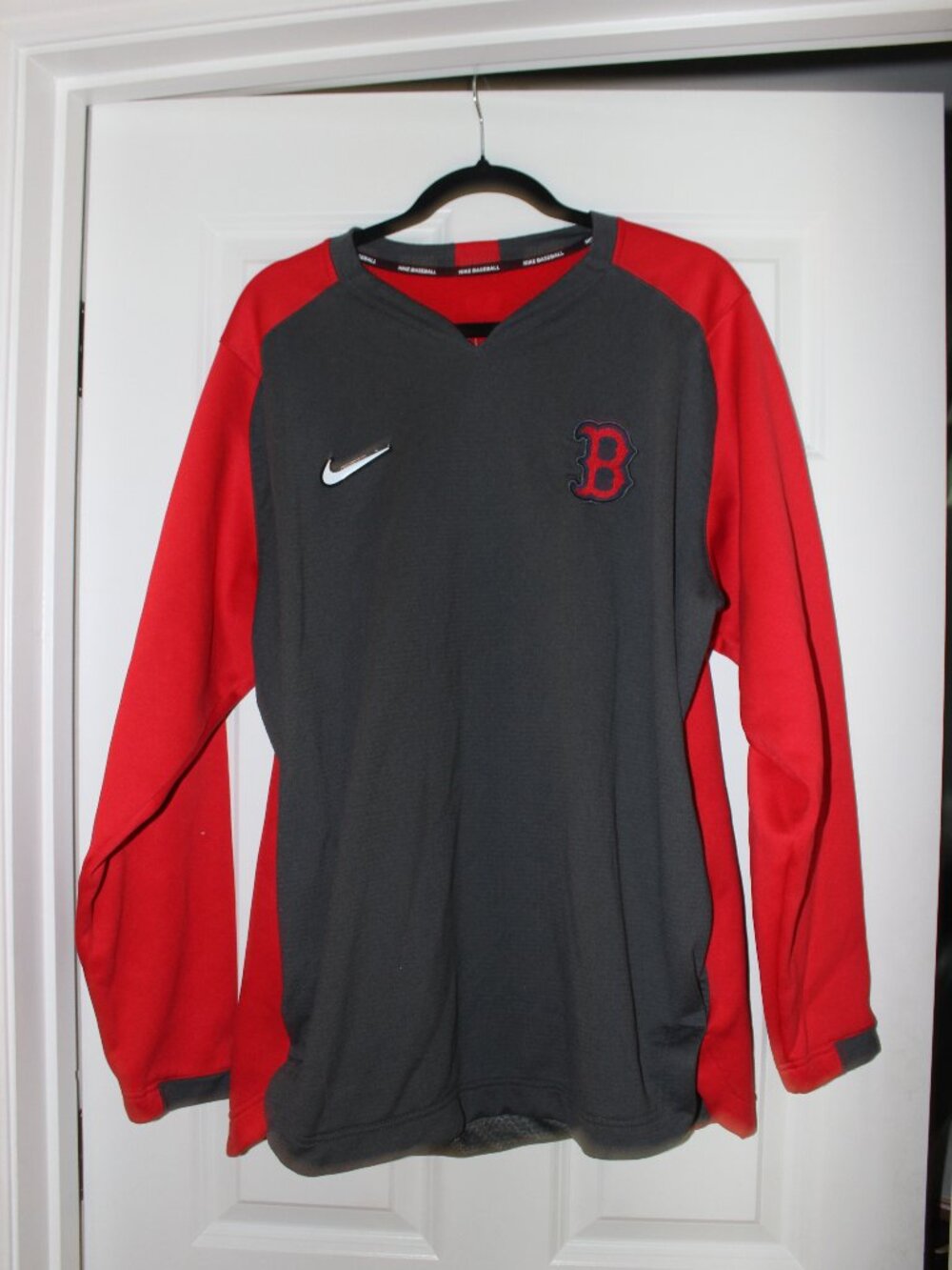 Men's Nike Boston Red Sox Red Authentic Collection Performance Long Sleeve